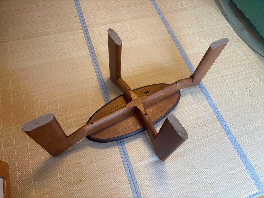 マルニ木工　ガラステーブル　美品　シンプルでおしゃれ