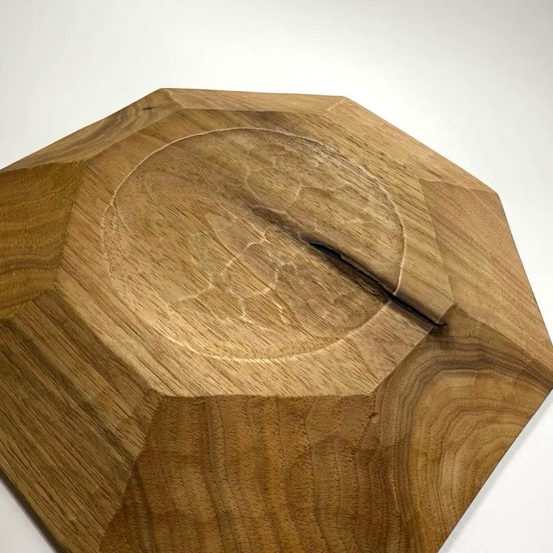 【ユタカ】木製オクトゴナルプレート22cm 2枚セット