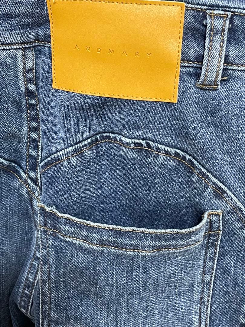 限定 ANDMARY Heart hip denim allinone 値下げ