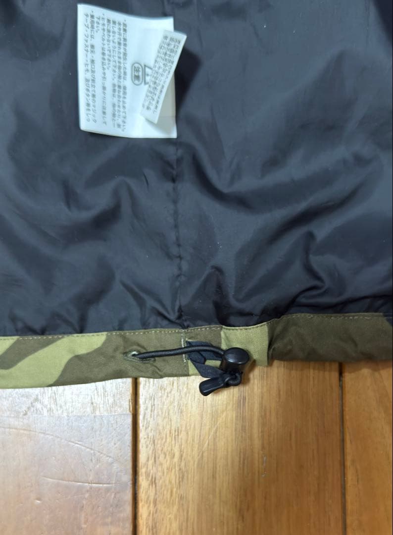 【美品】 THE NORTH FACE　カモフラ柄 マウンテンパーカー　ロゴ無し