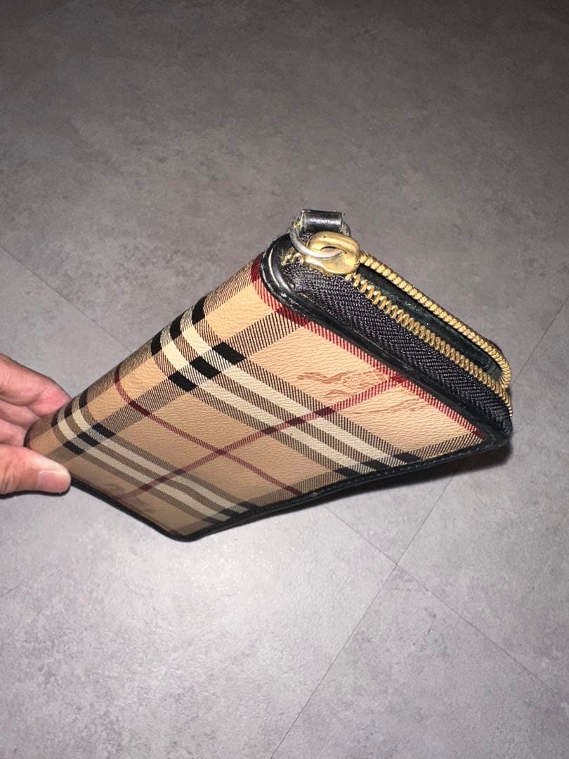 【極美品】BURBERRY バーバリー 長財布 ラウンドファスナー ノバチェック