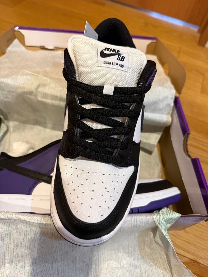 靴 Nike SB Dunk Low Pro \"Court Purple\"