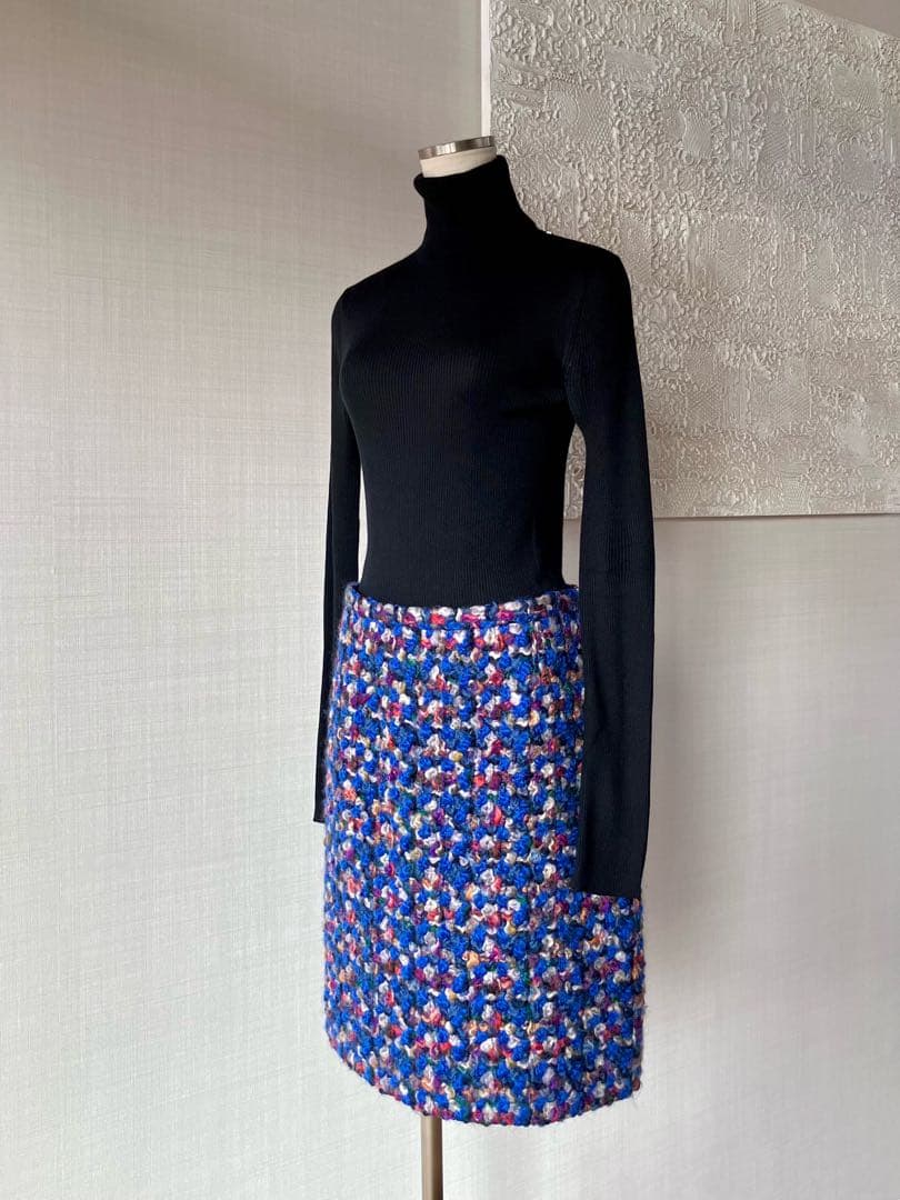 極美品☆定価14万 エミリオ・プッチ ツィード スカート I40 M