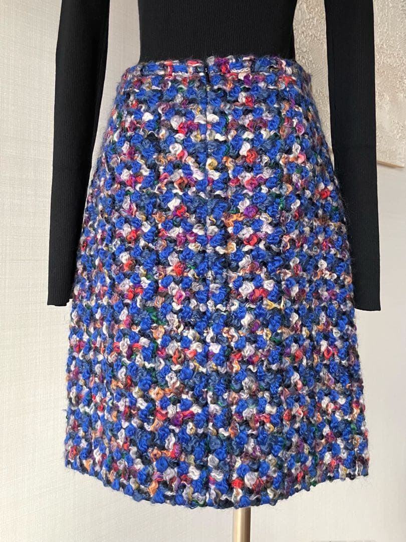 極美品☆定価14万 エミリオ・プッチ ツィード スカート I40 M