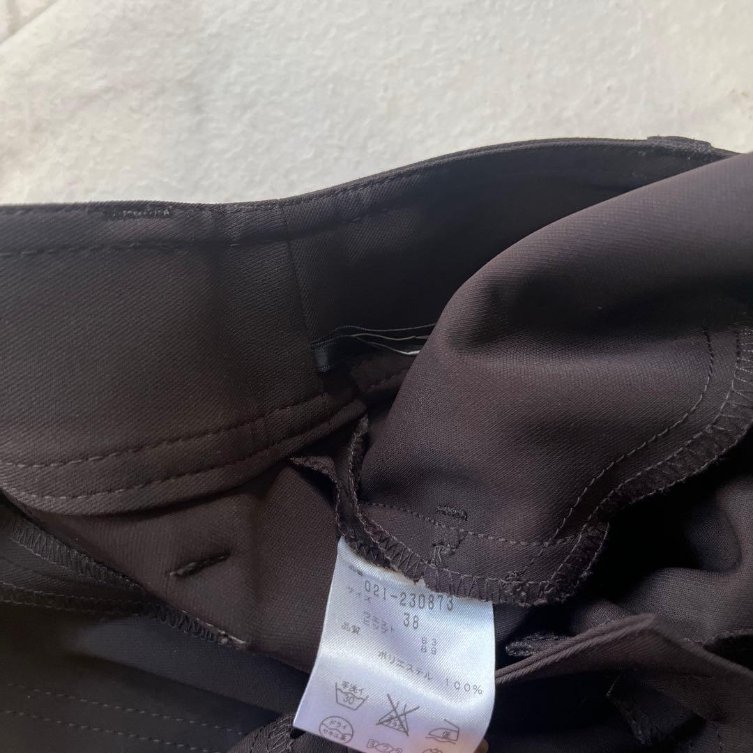 極美品　BOSCH パンツスーツ　テーラードジャケット　40/38 ブラウン