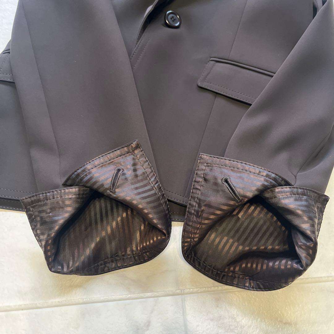 極美品　BOSCH パンツスーツ　テーラードジャケット　40/38 ブラウン