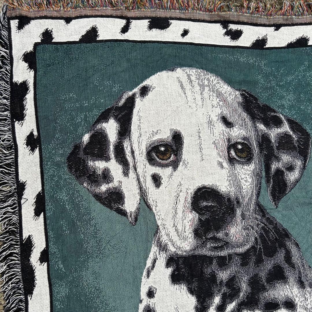 希少 Disney 101匹わんちゃん ダルメシアン 犬柄 ヴィンテージ ラグ