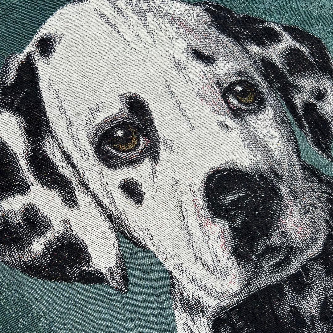 希少 Disney 101匹わんちゃん ダルメシアン 犬柄 ヴィンテージ ラグ