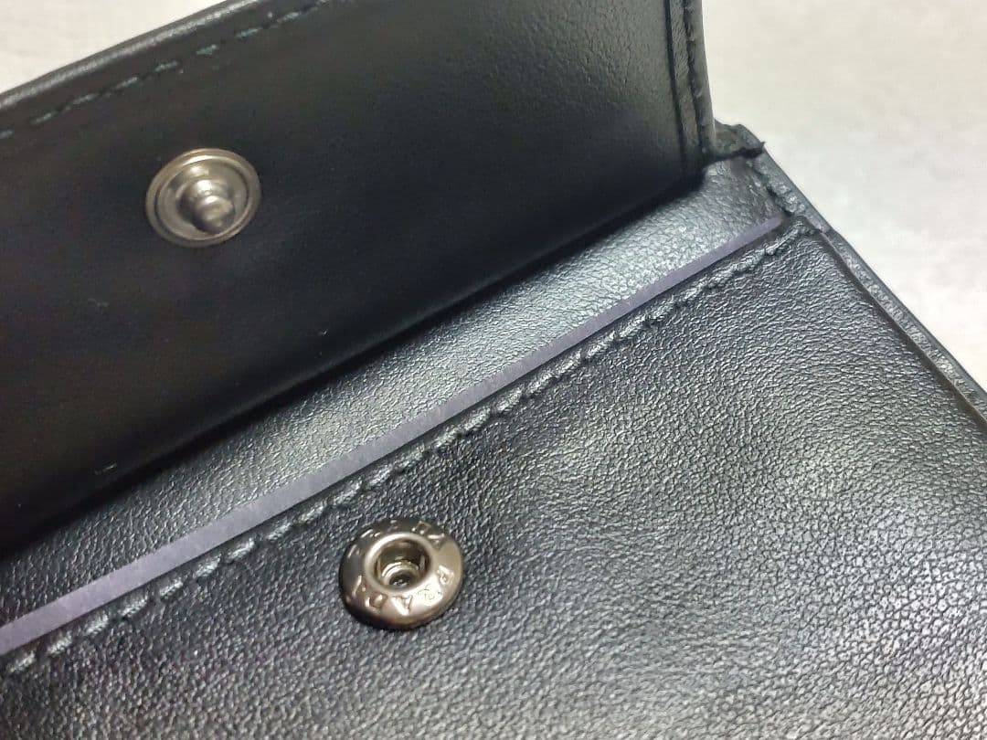 新品　PRADA　メンズ 二つ折り財布 2MO738　SAFFIANO　ブラック