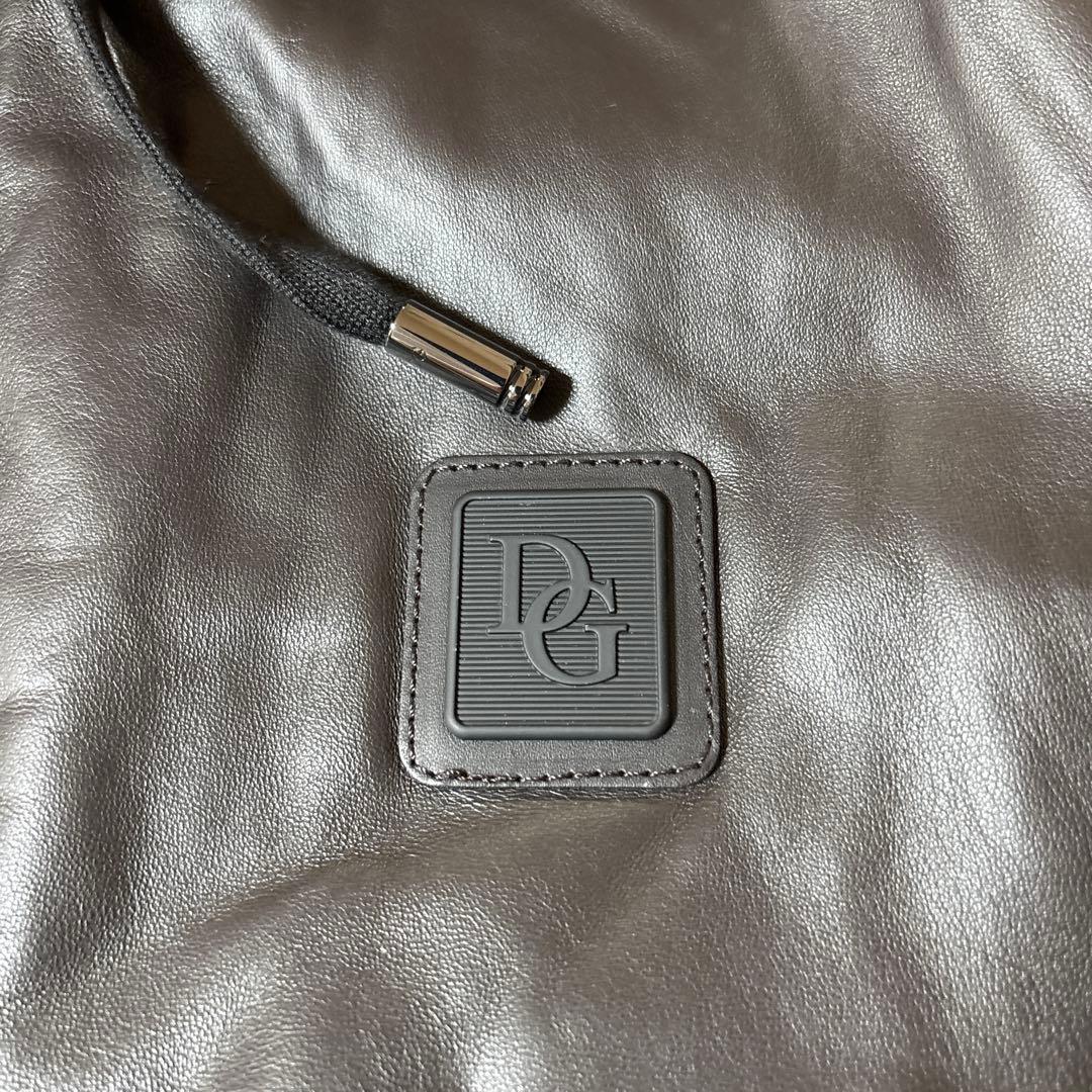 ☆Dolce & Gabbana ☆ブラック☆レザー✖️ナイロンジャケット☆48☆