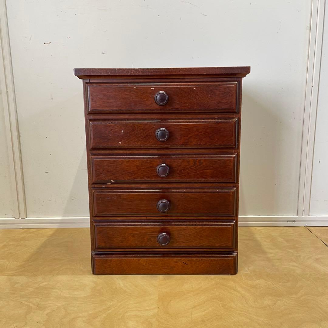 民芸家具 5段小引き出し 小物入れ チェスト ビンテージ アンティーク レトロ