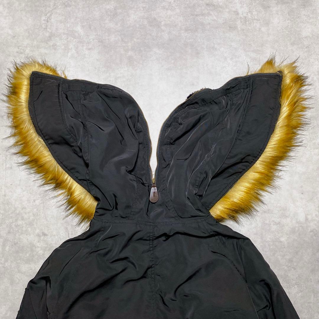 archive MOUSSY N2B フライトミリタリージャケット ブラック M