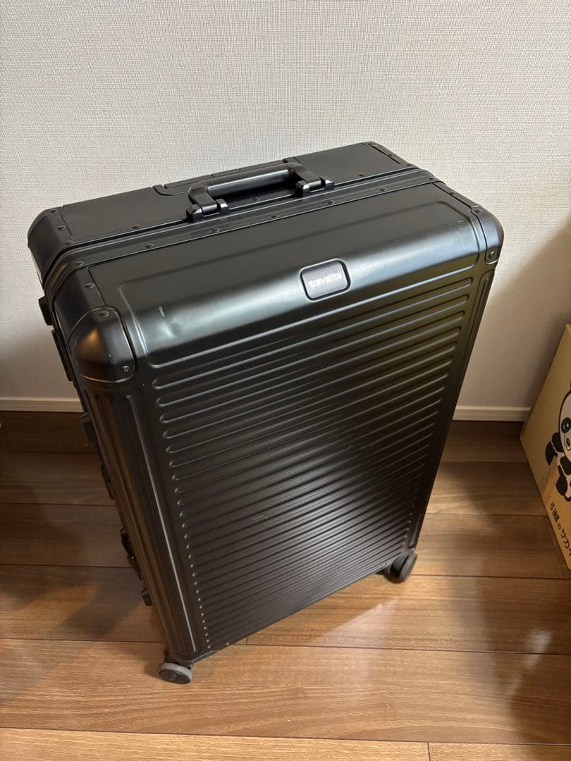 トラベライト スーツケース アルミフレーム Lサイズ 100L ブラック