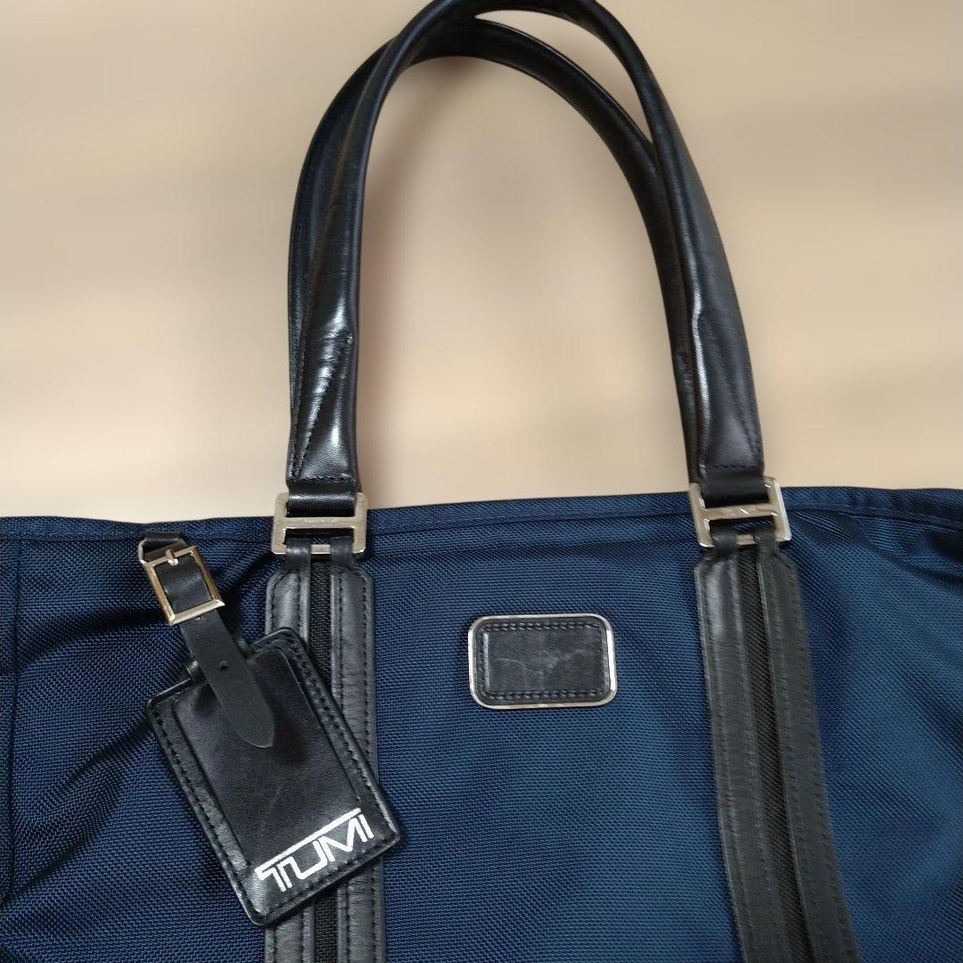 【お値下げ】TUMI ネイビー トートバッグ