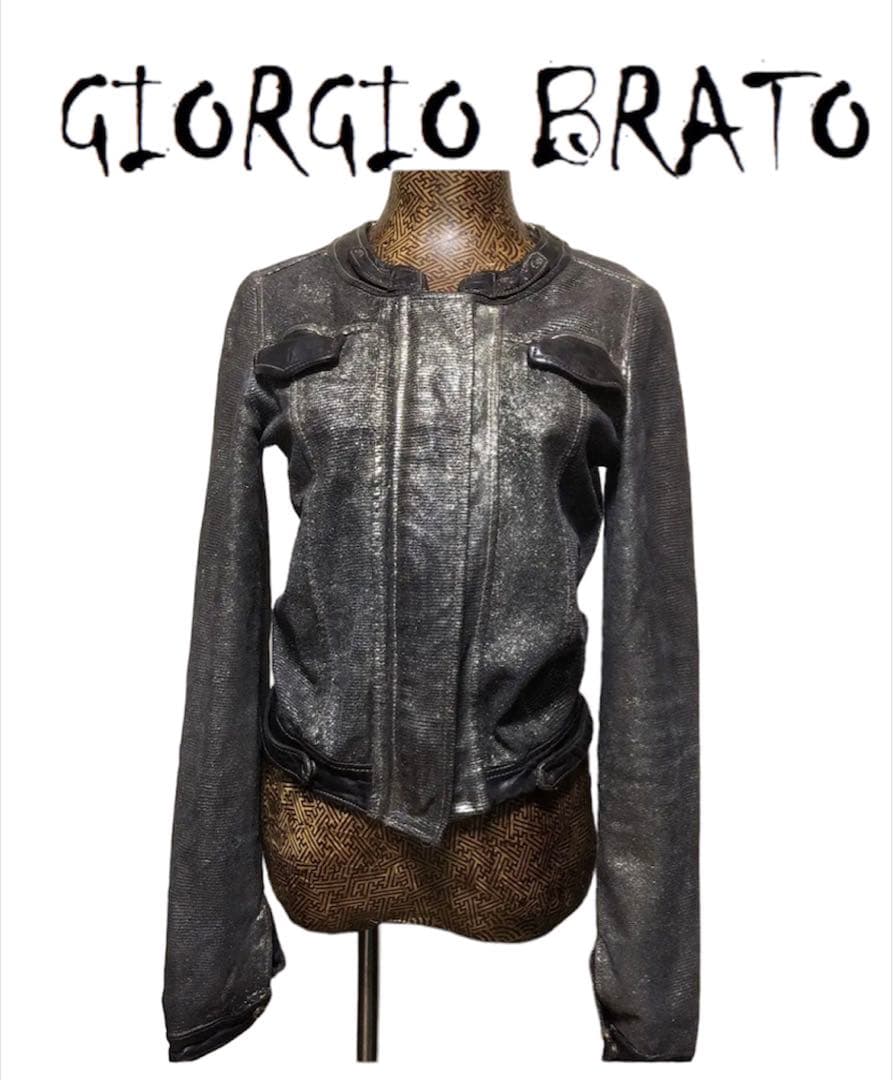 ★GIORGIO BRATO レザー ジャケット