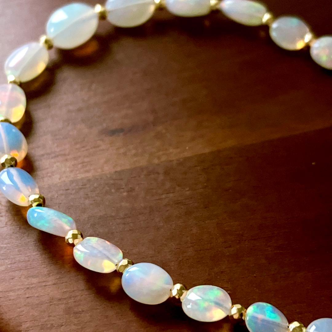 桃色の雲◆高品質✧ブラックオパールピアス✧14kgf