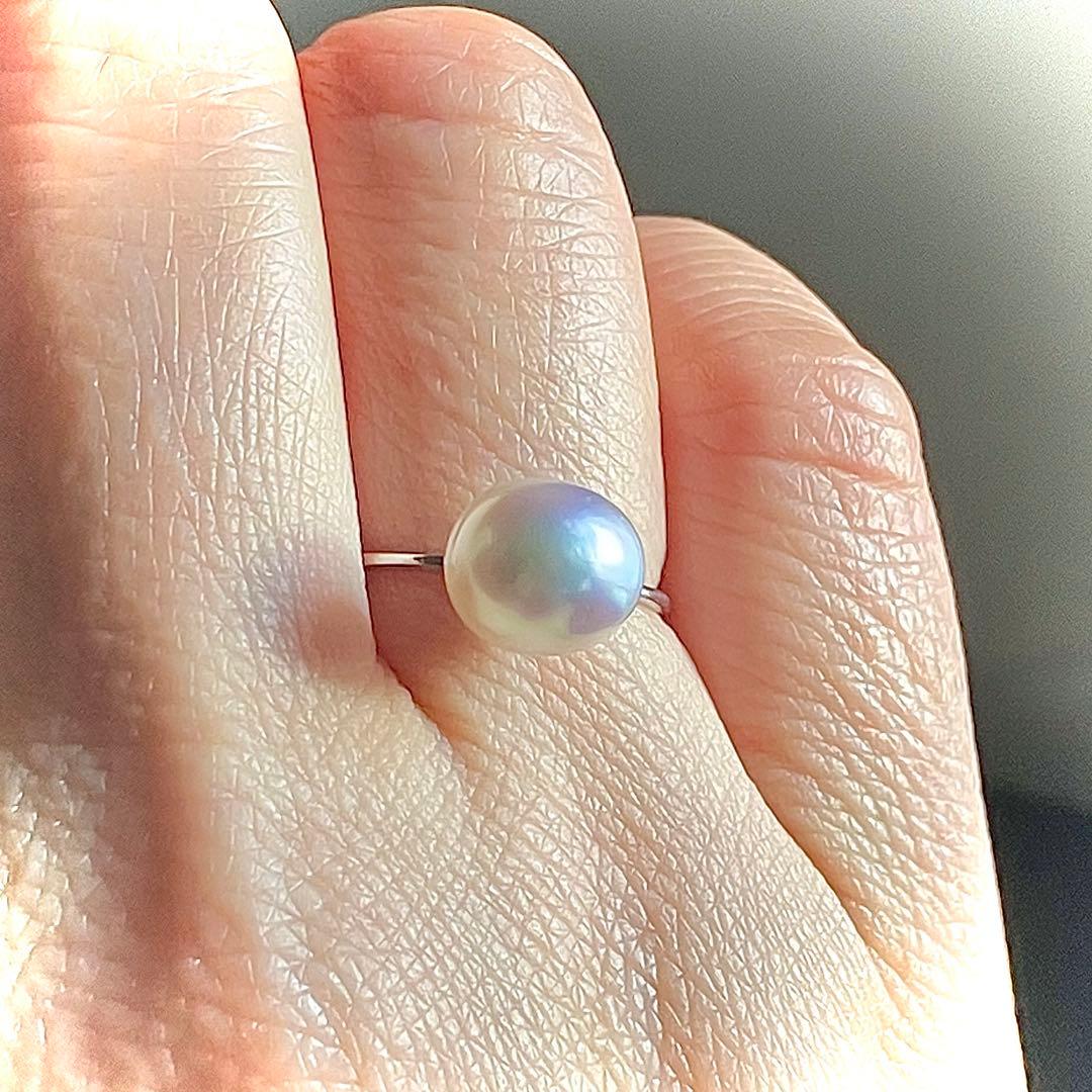 k18WG 白蝶芥子　リング