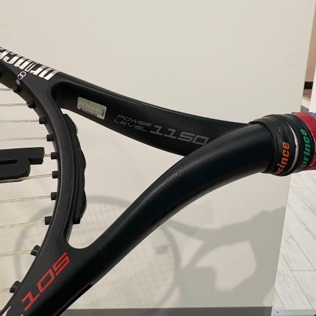 【美品】Prince プリンス　X105 左利き用 硬式テニスラケット