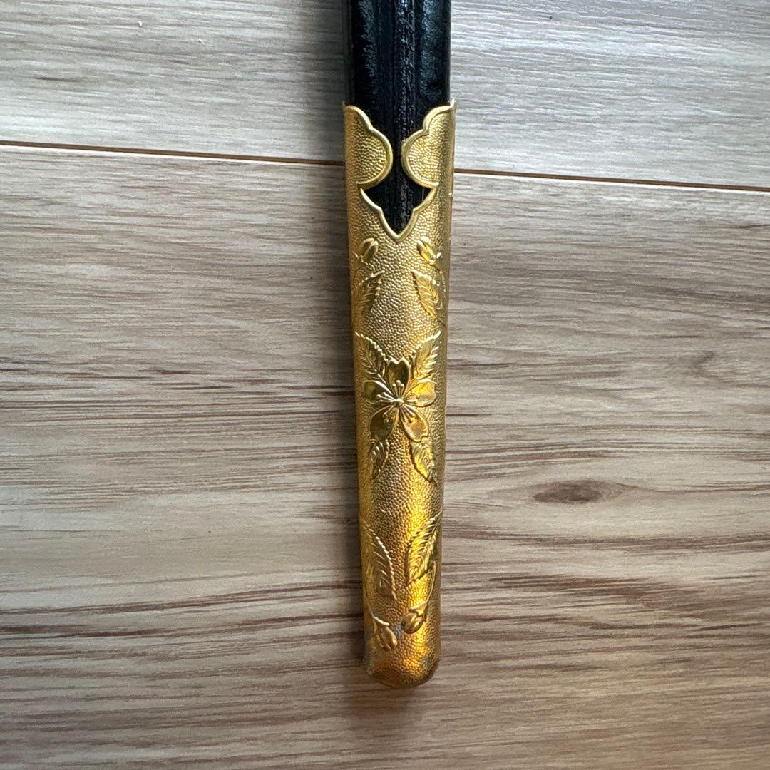 値下げ中！！【日本海軍短剣 模造刀】金装飾入り・専用箱付き