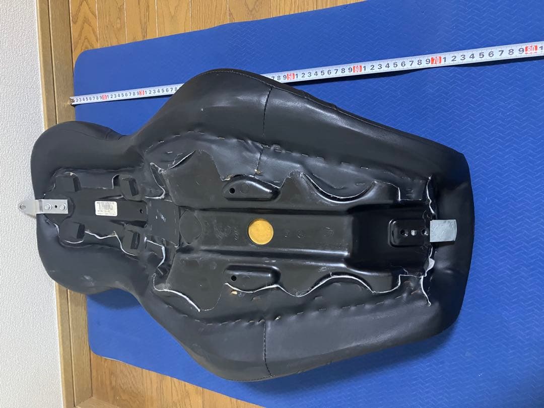 ハーレー　ダイナ　純正　シート　2アップシート　タンデムベルト付き