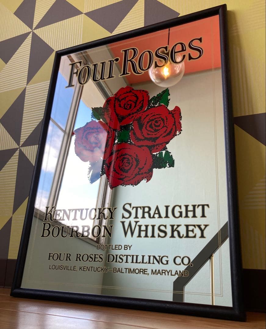 アンティーク パブミラー 看板 壁掛け レトロ フレーム 鏡 アメリカン 雑貨