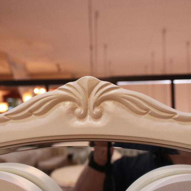 カンティーニュ ドレッサーデスク チェア ルーシー 猫脚 鏡台 白家具 コスメ