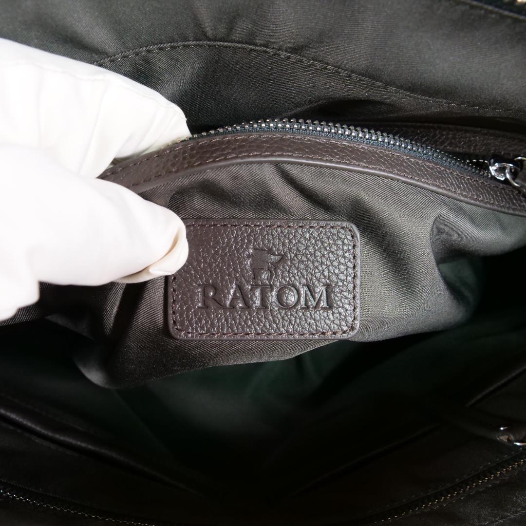 極美品✨ ラトム RATOM トートバッグ 最上位モデル オールレザー A4可