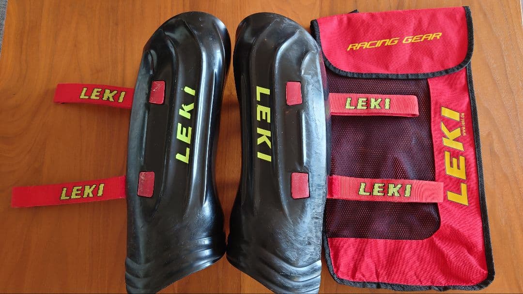 LEKI レキ レガース シンガード アルペン スキー プロテクター(ケース付)