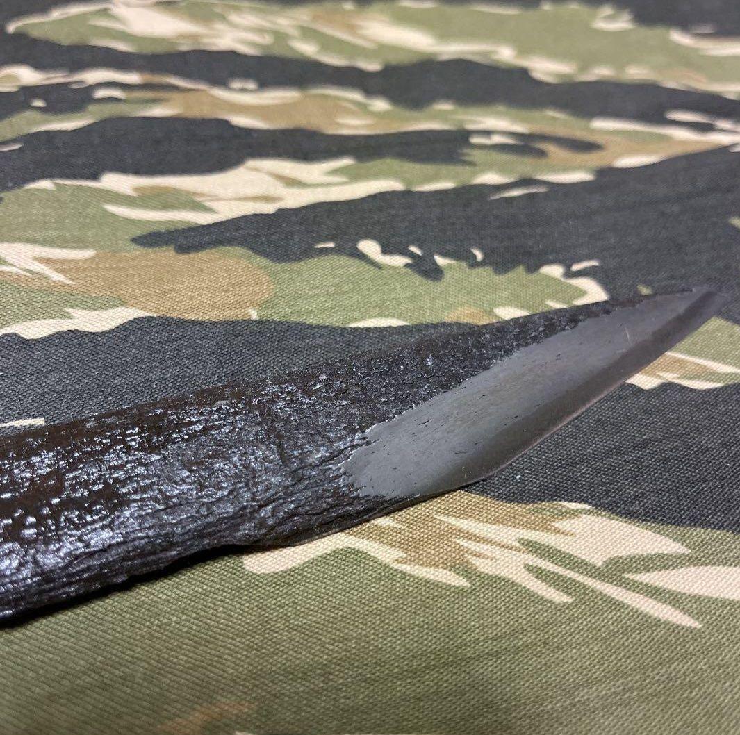 大久保貞一郎作　切り出し小刀　 たたら製鉄