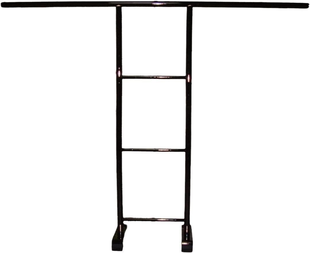 衣桁★几帳型衣桁 H170cm 黒塗★着物・帯・タペストリー　NHKで使用　新品