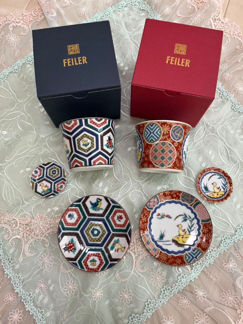 FEILER 食器セット 6点 陶器 和風