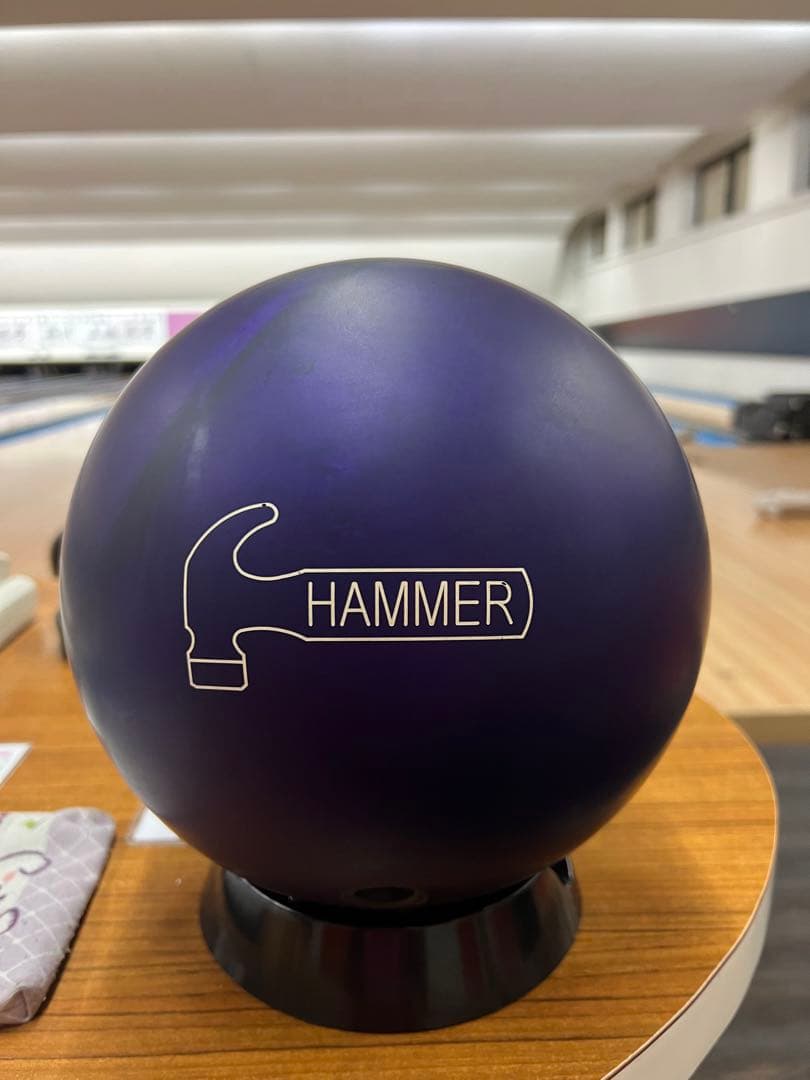HAMMER ウレタン ボウリングボール 紫