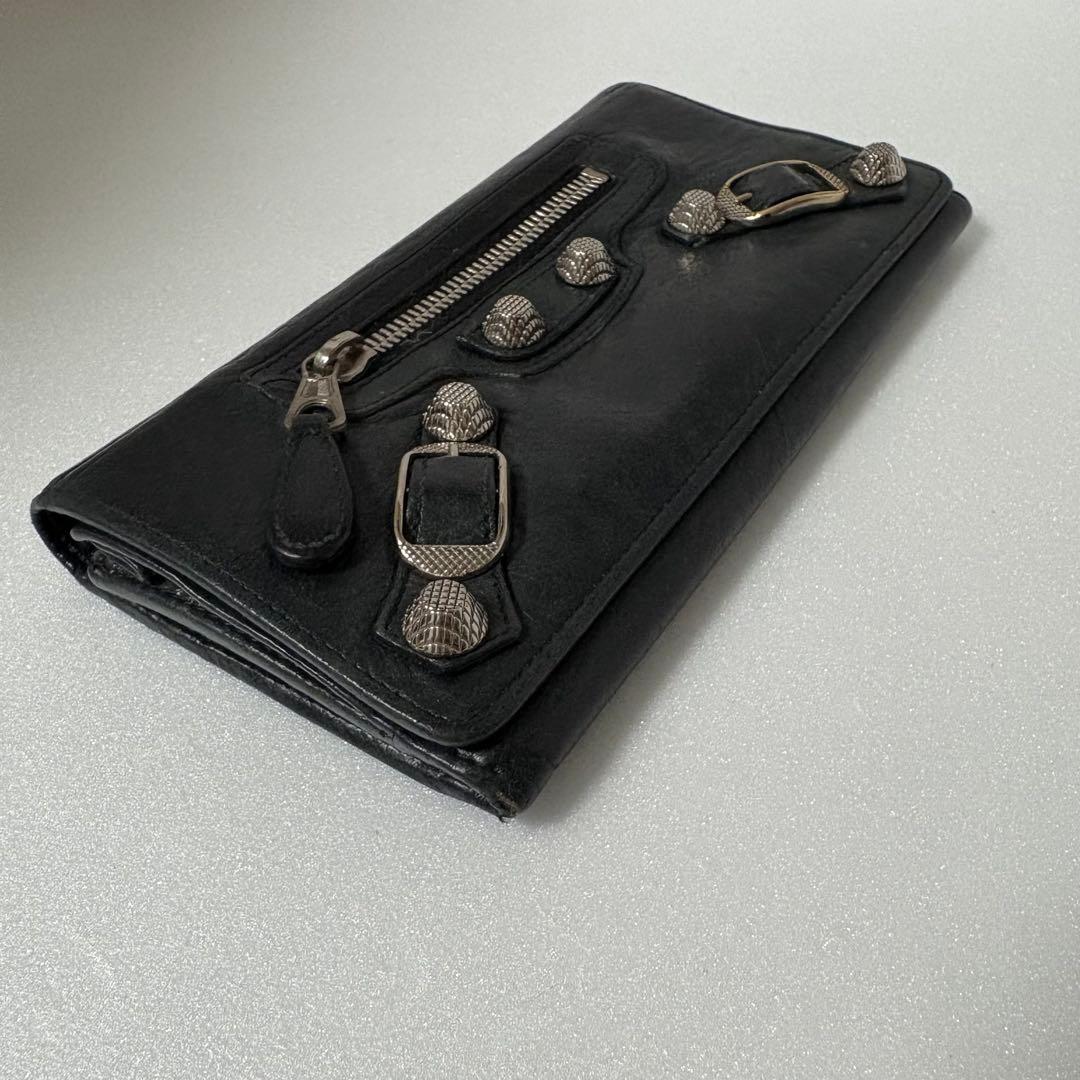 小物 00s BALENCIAGA archive studs long wallet