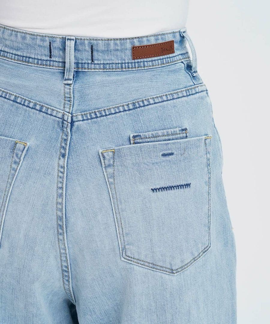 新品タグ付き YANUK JOAN / FVS ルーズストレート デニム 23