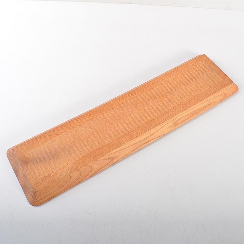 煎茶道具　欅製　一文字盆　煎茶盆　香盆　C　6573