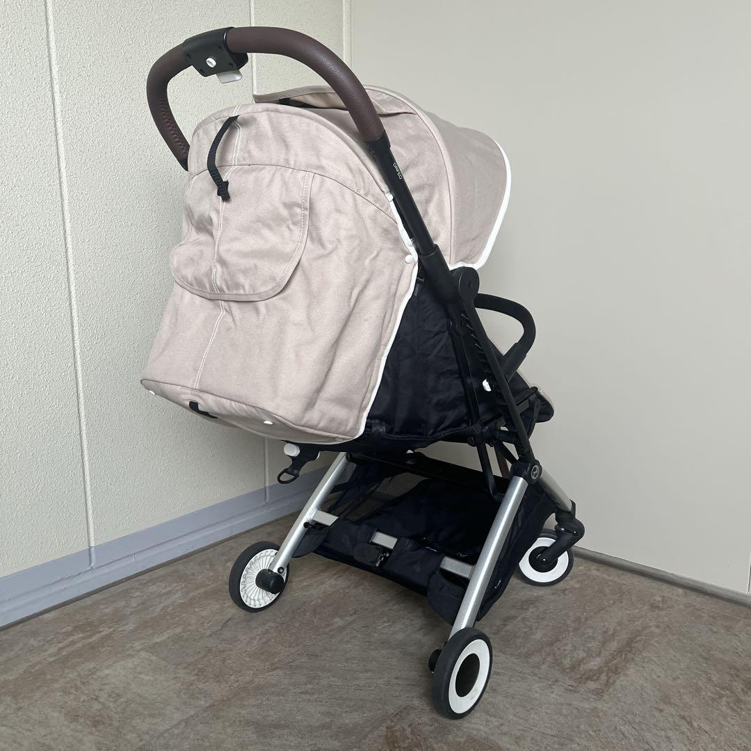 チェリー　【美品】Cybex｜オルフェオ バンパー、レインカバー