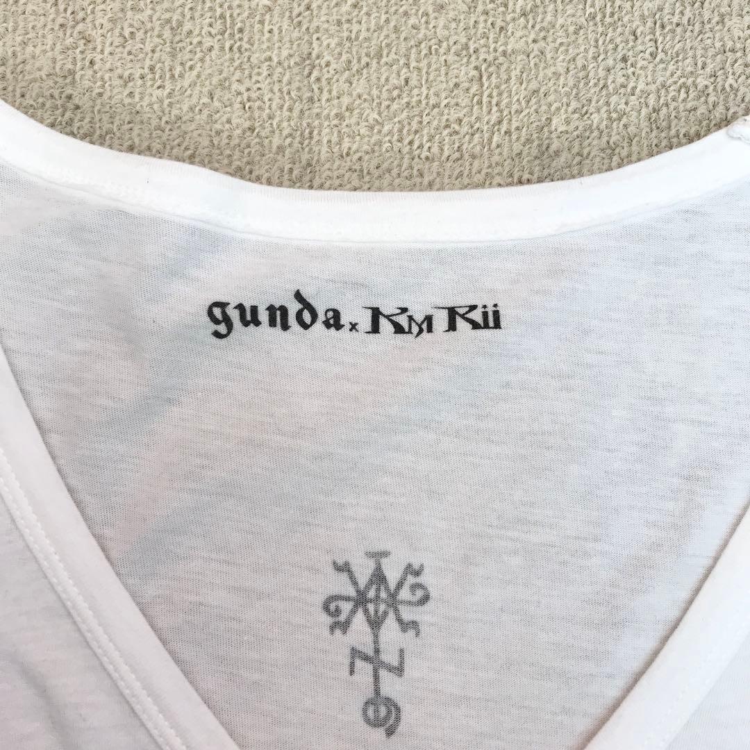 kmrii×gunda コラボ Tシャツ ロング 半袖 カットソー S3359