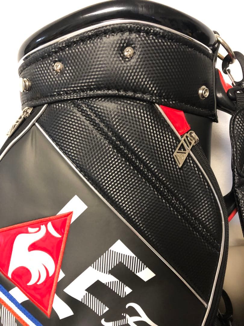 【ゆい】廃盤希少品　ルコックスポルティフ　キャディバッグ　ゴルフバッグ