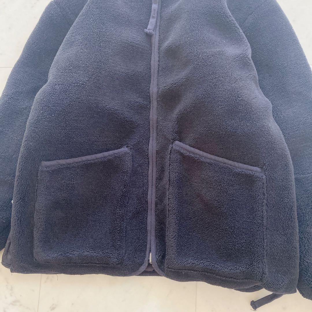 タイオン×ノーリーズ　ミリタリーリバーシブルショートダウン 黒