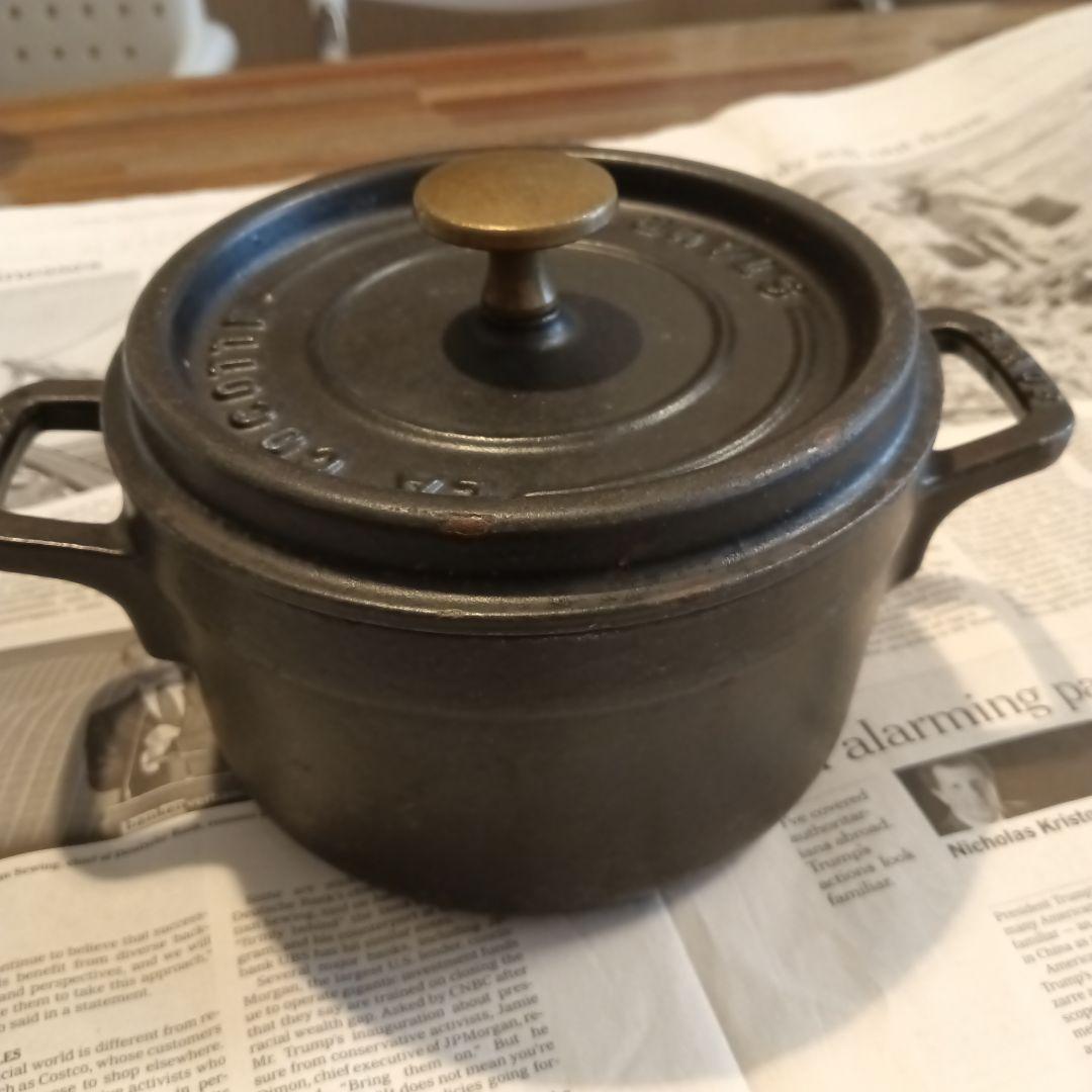 ストウブ ラ ココット 16㎝ 黒 廃盤