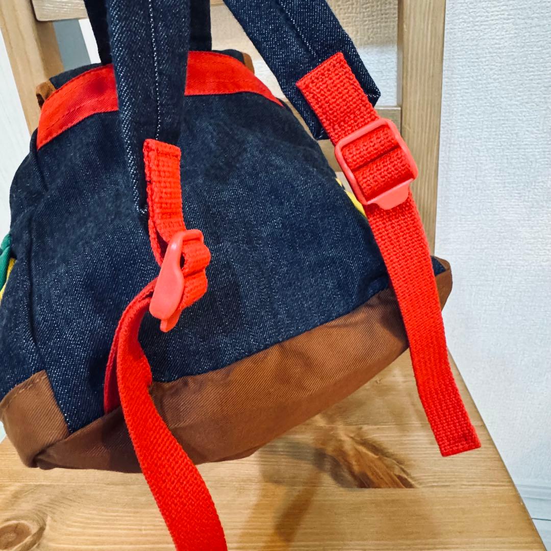 ミキハウス ベビー リュック デニム 子供服