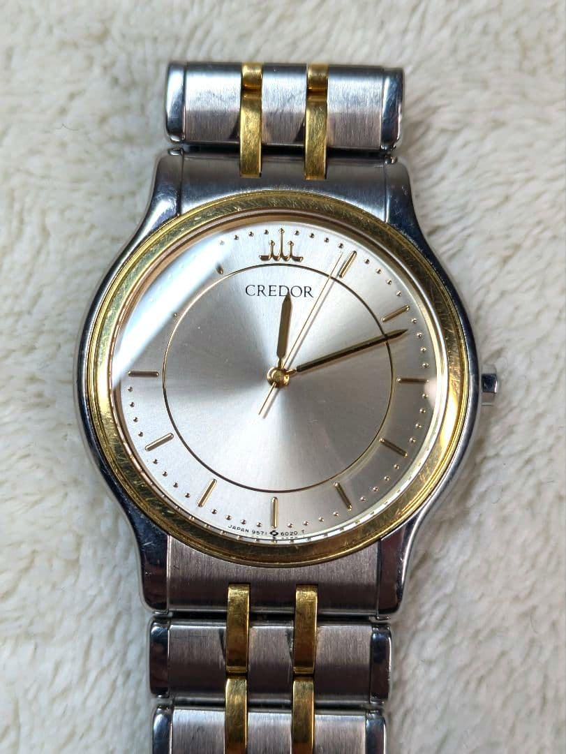 セイコー　クレドール　18KT　BEZEL　CREDOR　18金
