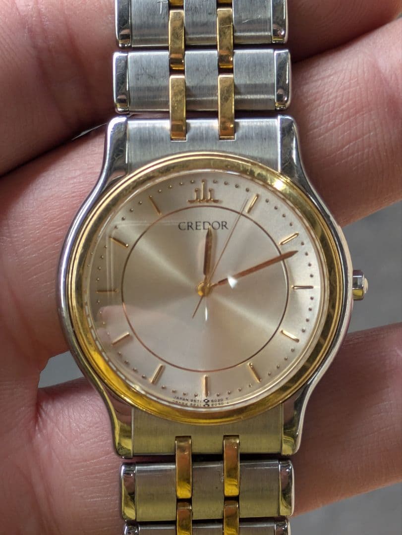 セイコー　クレドール　18KT　BEZEL　CREDOR　18金