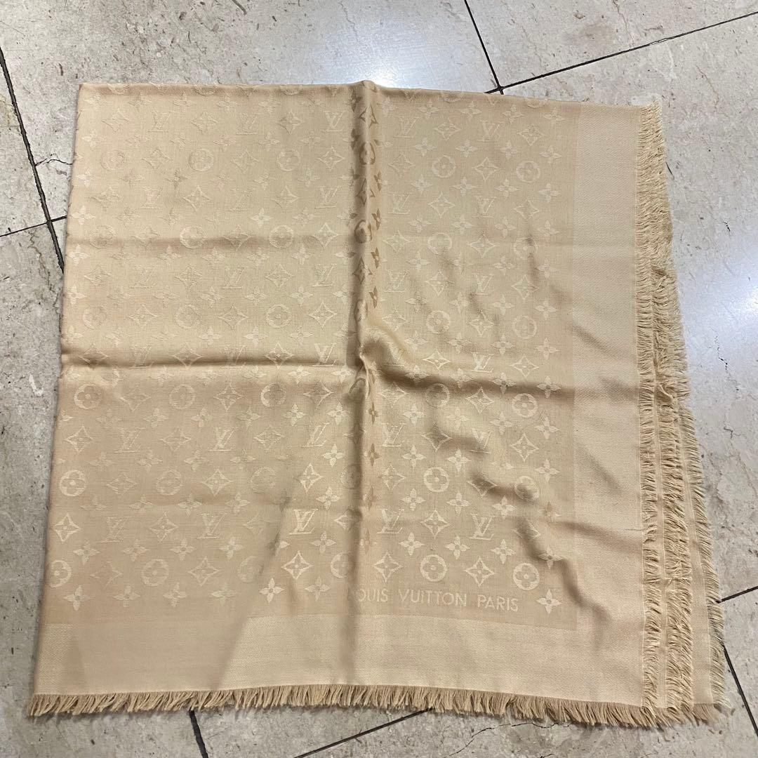 sh2303 Louis Vuitton ベージュ ストール　ルイヴィトン