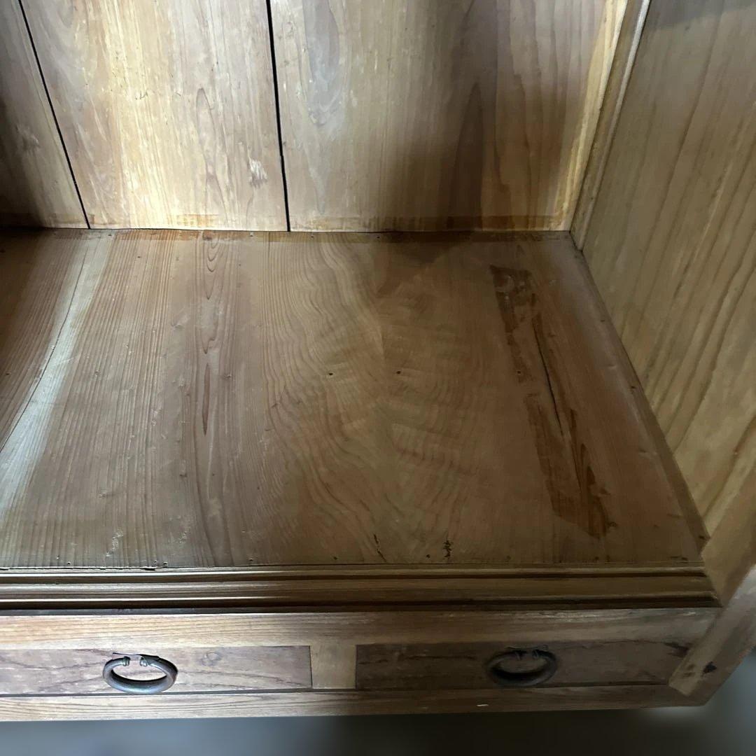 ヴィンテージ素晴らしい木製収納キャビネット 引き出し多数食器棚に❣️素敵すぎる‼️