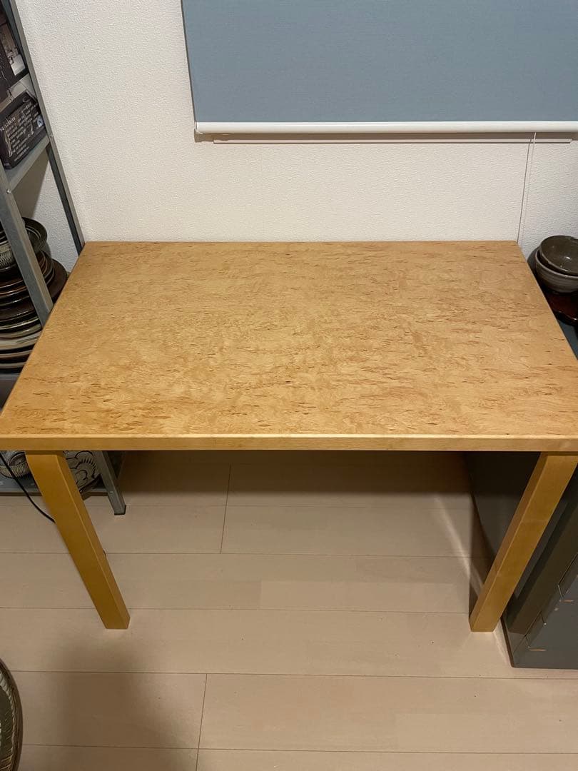 【未使用】ARTEK テーブル 80B 90周年限定モデル・カーリーバーチ仕様