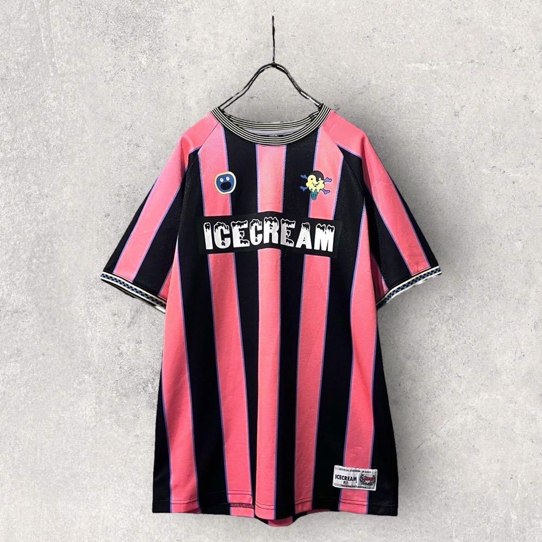 希少 ICECREAM ゲームシャツ サッカー NIGO BBC アイスクリーム