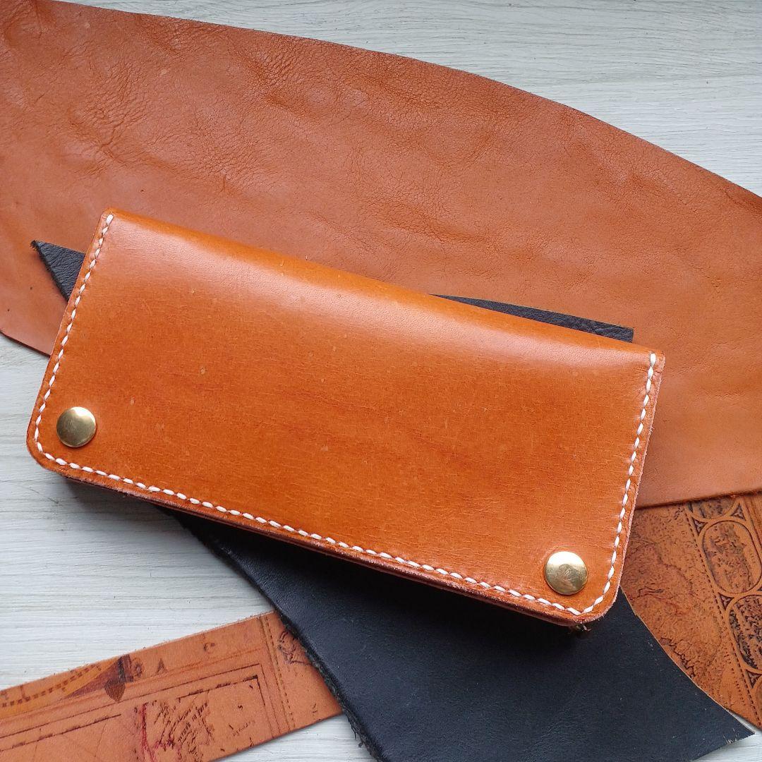 トラッカーウォレット　ロング　キャメル