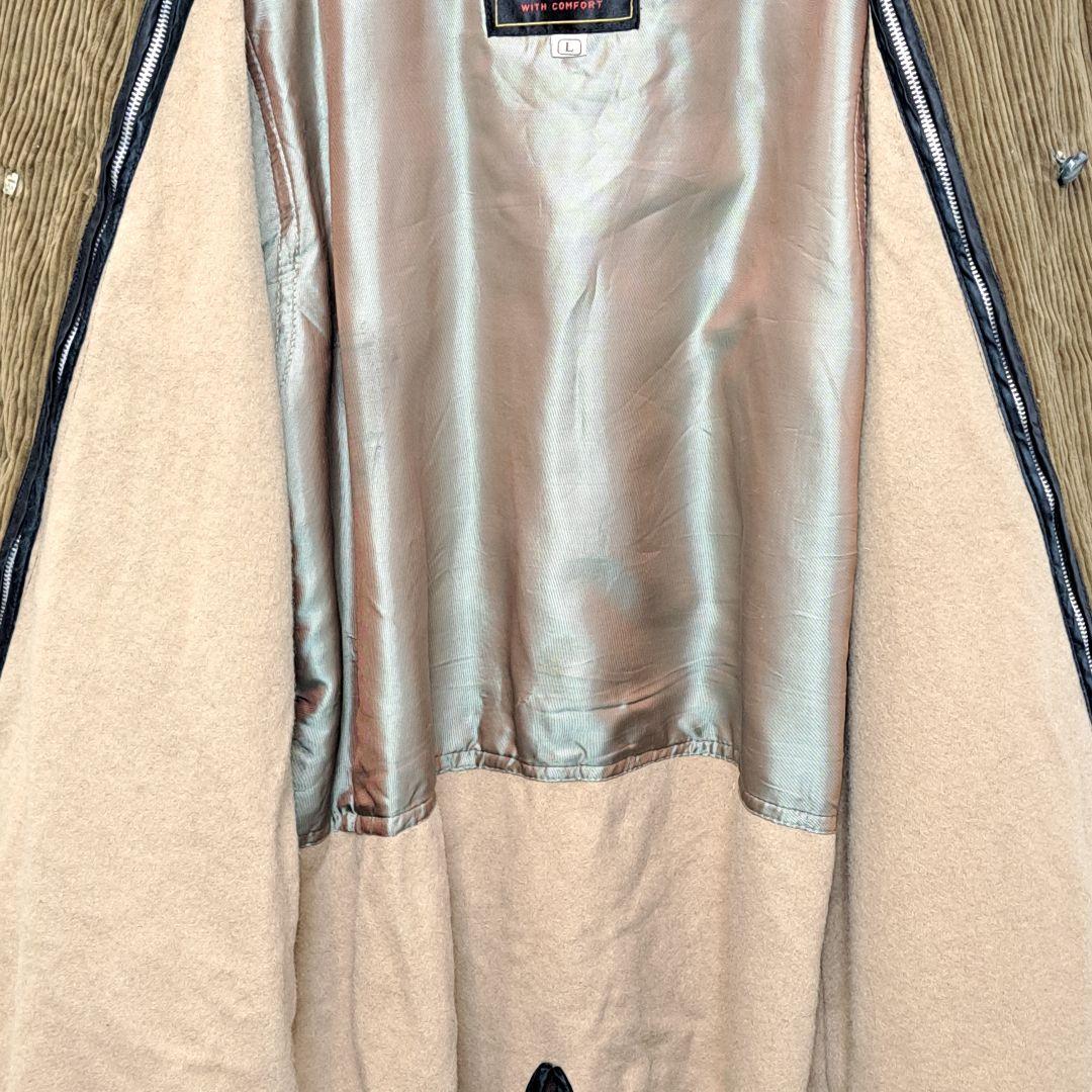 【海外古着】コーデュロイコート　太畝　ライナー付き　コート　ヴィンテージ