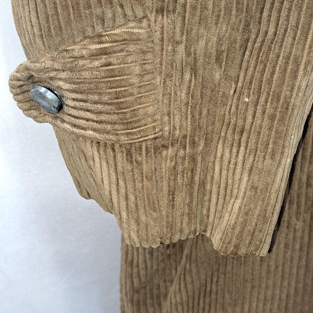 【海外古着】コーデュロイコート　太畝　ライナー付き　コート　ヴィンテージ